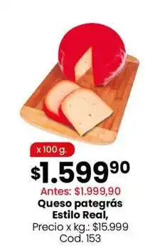 Coto Real - queso pategrás estilo oferta