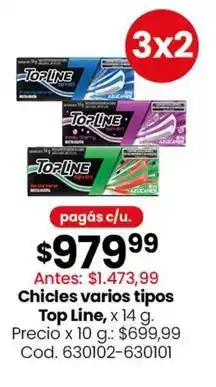 Coto Chicles varios tipos oferta
