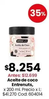 Coto Aceite de coco oferta