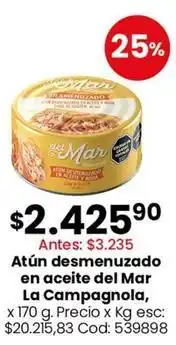 Coto La campagnola - atún desmenuzado en aceite oferta