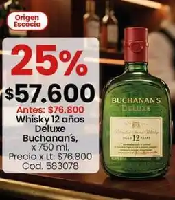 Coto Origen - whisky 12 años deluxe, cod. 583078 oferta