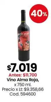 Coto Vino alma roja, x 750 ml. cod. 594600 oferta