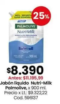 Coto Palmolive - jabón líquido nutri-milk oferta