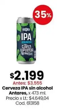Coto Antares - cerveza ipa sin alcohol oferta