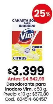 Coto Vim - desodorante para inodoro oferta