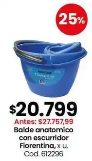 Coto Fiorentina - balde anatomico con escurridor, cod. 612296 oferta