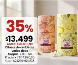 Coto Difusor de ambiente varios tipos oferta