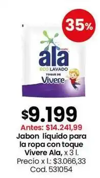 Coto Ala - jabón líquido para la ropa oferta