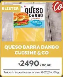 Cuisine - queso barra danbo