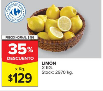 Carrefour Limón oferta