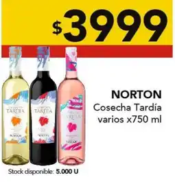 Nini Mayorista Norton cosecha tardía oferta