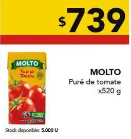 Nini Mayorista Molto puré de tomate oferta
