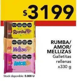 Nini Mayorista Rumba/Amor/Mellizas galletitas rellenas oferta