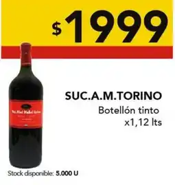 Nini Mayorista Suc.a.m.torino botellón tinto oferta