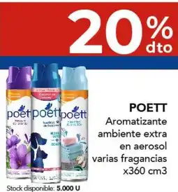 Nini Mayorista Poett aromatizante ambiente extra oferta