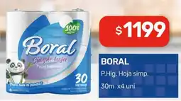 Nini Mayorista Boral papel higiénico oferta