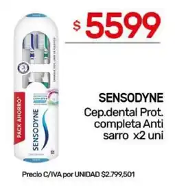 Nini Mayorista Sensodyne cep.dental prot. completa anti sarro oferta