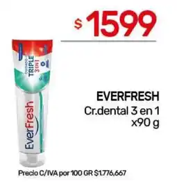 Nini Mayorista Everfresh cr.dental 3 en 1 oferta