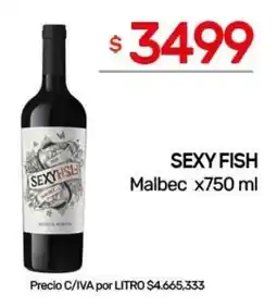 Nini Mayorista Sexy fish malbec oferta