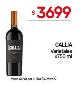 Callia varietales