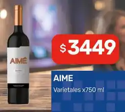 Nini Mayorista Aime varietales oferta
