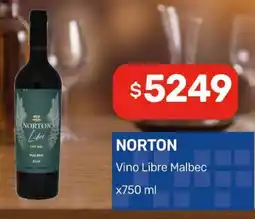 Nini Mayorista Norton vino libre malbec oferta