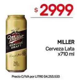 Nini Mayorista Miller cerveza lata oferta