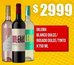 Nini Mayorista Dilema blanco dulce/rosado dulce/tinto oferta