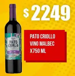 Nini Mayorista Pato criollo vino malbec oferta