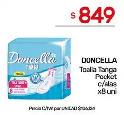 Nini Mayorista Doncella toalla tanga pocket c/ alas oferta