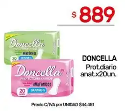 Nini Mayorista Doncella protectores diarios anatómicos oferta