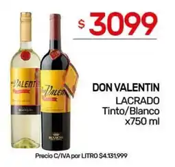 Nini Mayorista Don valentin lacrado tinto/blanco oferta