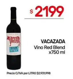 Nini Mayorista Vacazada vino red blend oferta