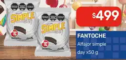 Nini Mayorista Fantoche alfajor simple day oferta