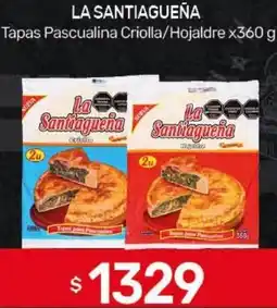 Nini Mayorista La santiagueña tapas pascualina criolla/hojaldre oferta