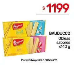 Nini Mayorista Bauducco obleas sabores oferta