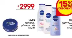 Nini Mayorista Nivea creme cr. p/manos lata oferta