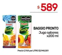 Nini Mayorista Baggio jugo sabores oferta