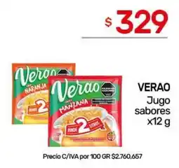 Nini Mayorista Verao jugo sabores oferta