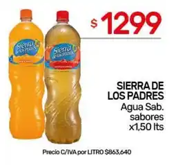 Nini Mayorista Sierra de los padres agua sab. sabores oferta