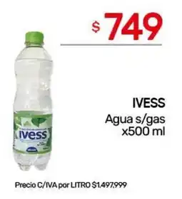 Nini Mayorista Ivess agua s/gas oferta