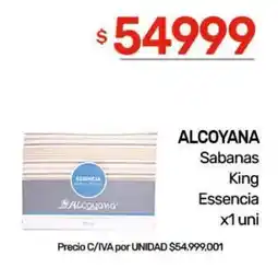 Nini Mayorista Alcoyana sabanas king essencia oferta