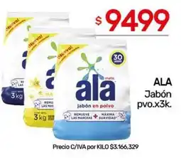Nini Mayorista Ala jabón en polvo oferta