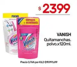 Nini Mayorista Vanish quitamanchas. polvo oferta