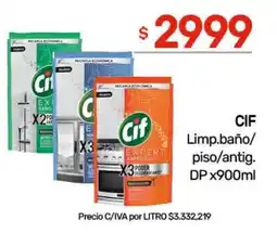 Nini Mayorista Cif limp.baño/piso/antig. oferta