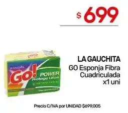 Nini Mayorista La gauchita go esponja fibra cuadriculada oferta