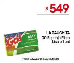 Nini Mayorista La gauchita go esponja fibra lisa oferta