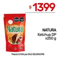 Nini Mayorista Natura ketchup dp oferta