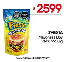 Nini Mayorista D'fiesta mayonesa oferta