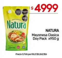 Nini Mayorista Natura mayonesa clasica oferta
